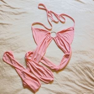 PLT Pink Tie Top 🎀